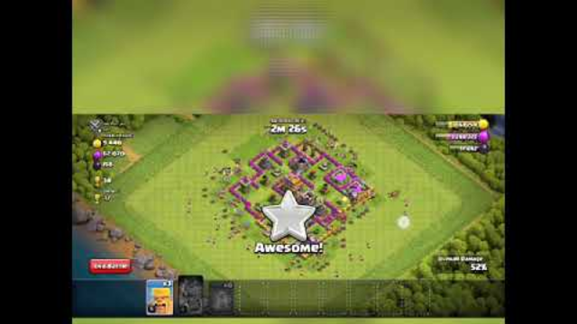 Playing clash of clans upgrading to town hall 9!