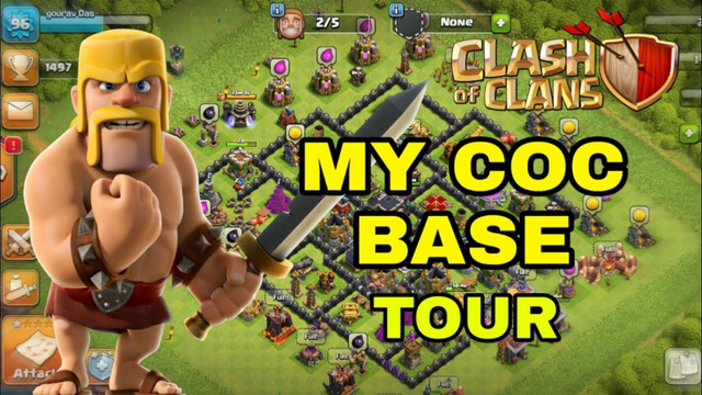 My clash of clans base tour | Clash of clans townhall 9