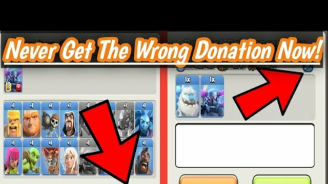 New Update For Donation In COC 2020