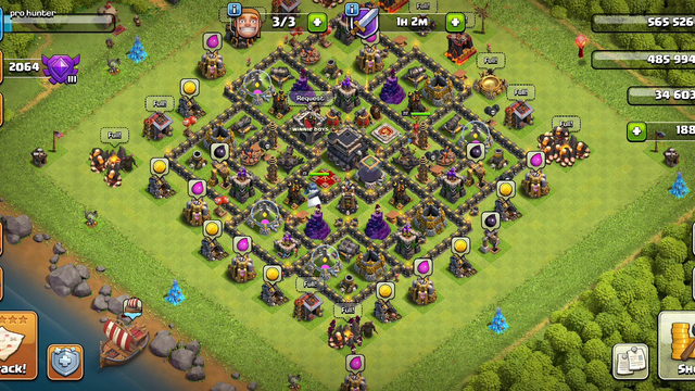 Clash of clans my new base