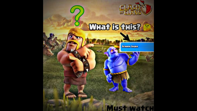 What Is Shake Screen Option In Clash Of Clans?