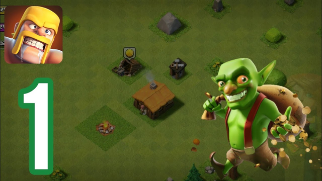 Clash Of Clans - Gameplay Walkthrough Part 1 - Tutorial (iOS/Android)