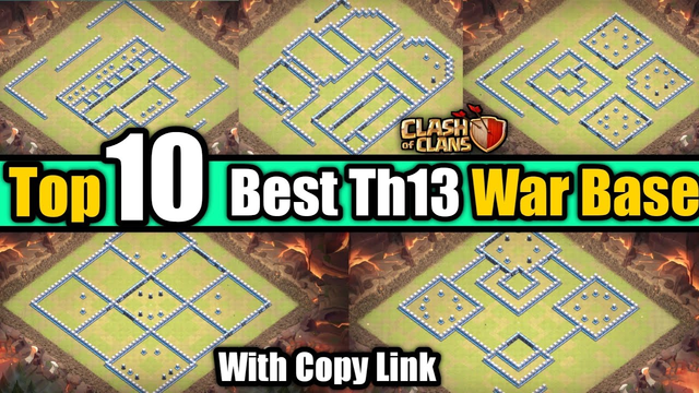 Coc 10 Best th13 war base with copy link | Clash of clans | Walker 456