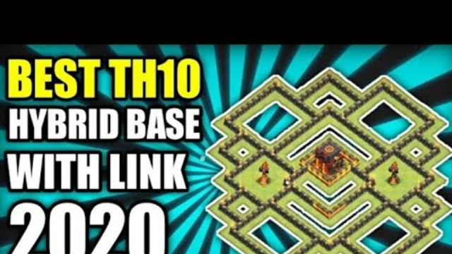 Best Th10 Hybrid Base With Link || Trophy/Farming Base With Link || Clash Of Clans