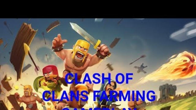 Clash of clans farming gameplay