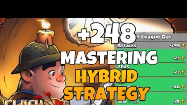 Mastering Hybrid Attack Strategy | Th13 Legend Trophy Pushing | Clash of Clans