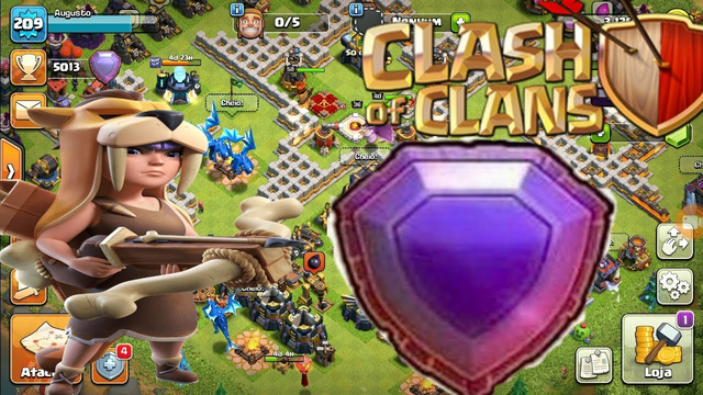 PUSH NA TH13 CLASH OF CLANS