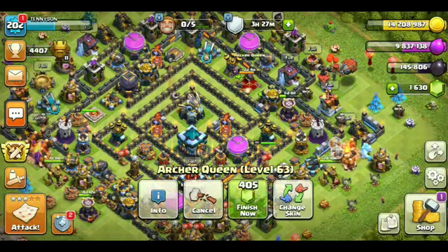 Buying Archer queen skin in second account in clash of clans