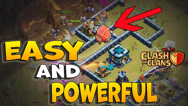 *HOG/MINER HYBRID* BEST TH13 Attack Strategy - 15 x Hogs & 16 x Miners - Clash of Clans