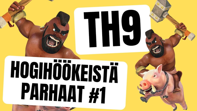 Parhaat TH9 hogistrategiat 1 | Osa 1/3 | #1 | Clash of Clans | CoC |