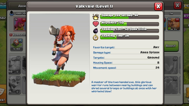 Clash of clans Attack with Archer Level 7 or Varkyrie Level 6 Town Hall Level 4 Trick shot Game