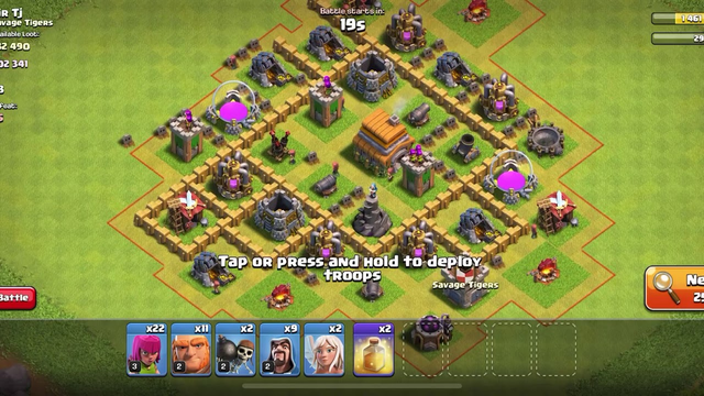 #ClashofClans Clash of Clans // Town Hall 6 Best 3 Star Attack //