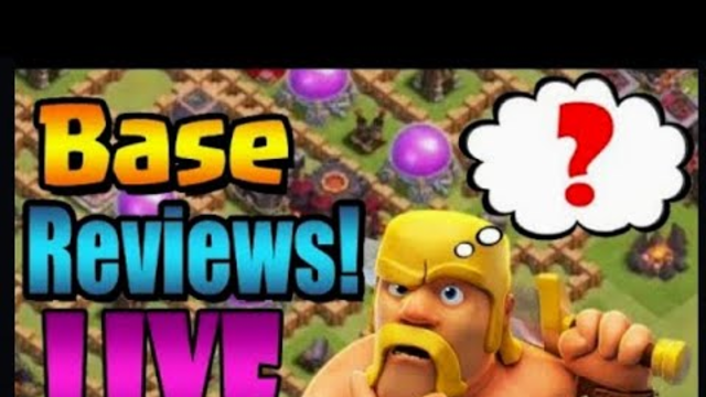 Clash of clans| Reviewing base| Live attack|English speaking only!
