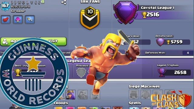 5700+ TROPHIES AND 2000+ LEGENDS TROPHIES IN TOWN HALL 9?....Clash Of Clans