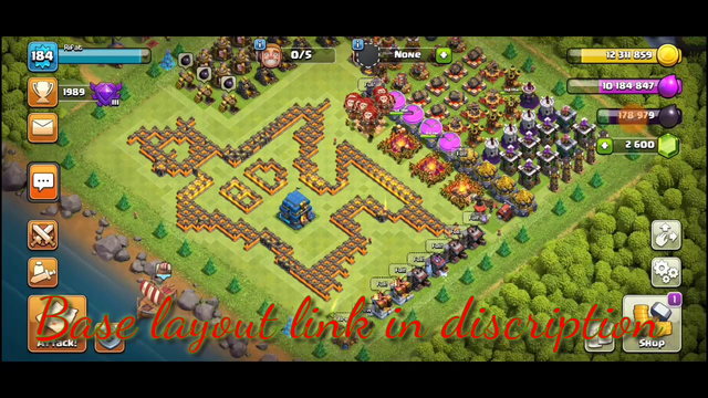 Bangladesh map layout in clash of clan |||coc best layouy design th12,th11,th10