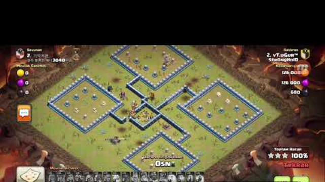 Clash of Clans StrOngHolD vs 3040 South Korea Clan