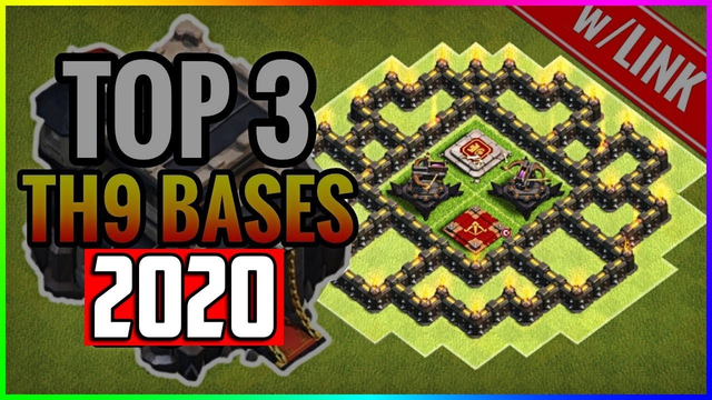 Top 3 Town Hall 9 Base 2020 Anti 3 star Anti Everything | Th9 War Base | Clash Of Clans
