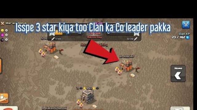 Isspe 3 star kiya too clan ka Co leader pakka||Clash of Clans India||R.J. GAMERS