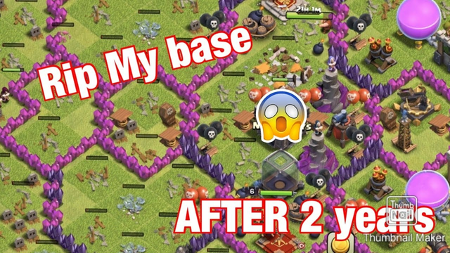 Opening My Clash of Clans base after 2 years.....
