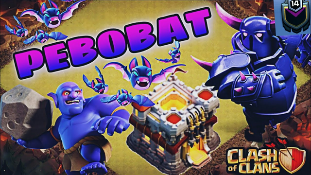 Th11 PeBoBat attack strategy OP - clash of clans