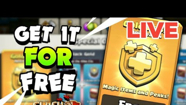 Clash Of Clans Free Gold Pass Live