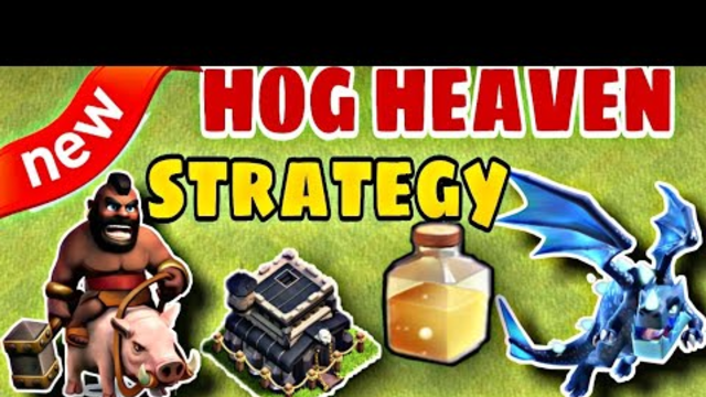 Th9 attack strategy for hog heaven event || coc hog heaven event || hog heaven attack strategy