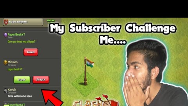 My Subscriber Challenge Me And This Happen.... Clash of Clans