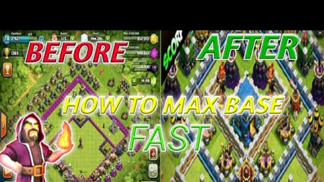 HOW TO MAX THE BASE VERY FAST IN CLASH OF CLANS | TIPS 100% REAL | CLASH OF CLANS |
