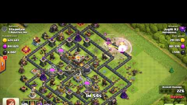 CLASH OF CLANS _lvl 46 queen with 18 healer