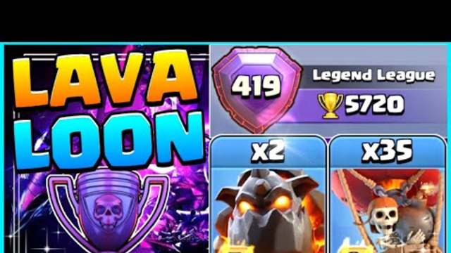 Legend League Attacks! LavaLoon Attack Strategy! Clash of Clans