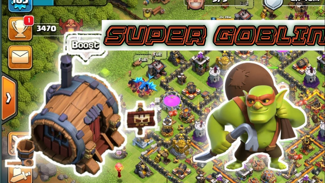 HOW TO MAKE SUPER GOBLIN EWANT LOVE WITH CLASH OF CLANS