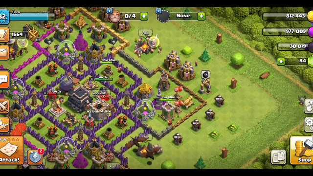 Showing Off Clash Of Clans Base