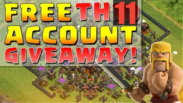 TH11 FREE GIVEAWAY || CLASH OF CLANS FREE ACCOUNT GIVEAWAY|| COC MEIN FREE ACCOUNT || STAR CLASHER