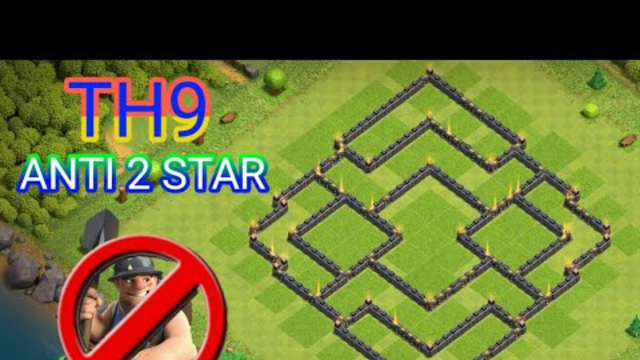 Anti 2 Star Miner Base | Best TH9 base | Clash of clans