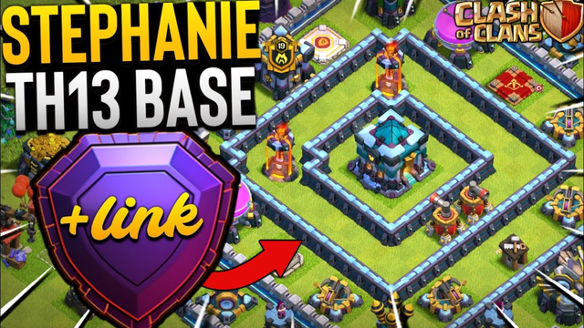 Stephanie Dr Mujtaba Th13 Legend league base with link | Th13 War Base | Clash of Clans