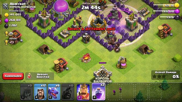 Clash of clans!!! two star attacks