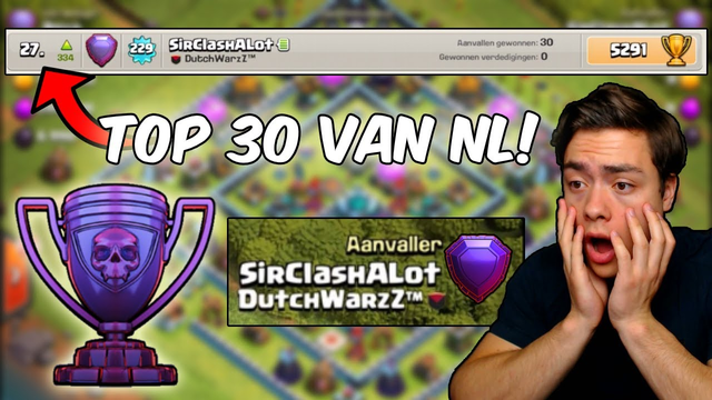 LIVE AANVALLEN IN LEGENDARISCHE DIVISIE! - TOP 30 VAN NL! - Clash of Clans
