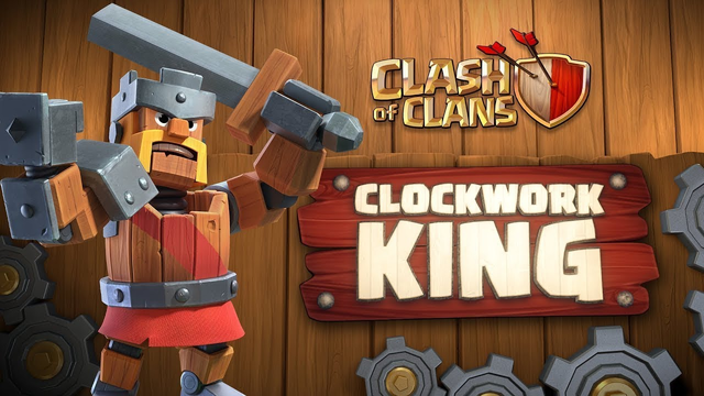 Clash Of Clans Live NEW GOLD PASS Season CLOCK WORK KING Skin Live New UPDATE