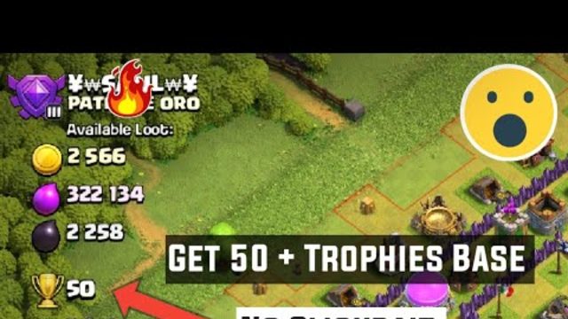 Get 50+ Trophies Base in Clash Of Clans | How to get max trophies bases in COC | Techno Funky.