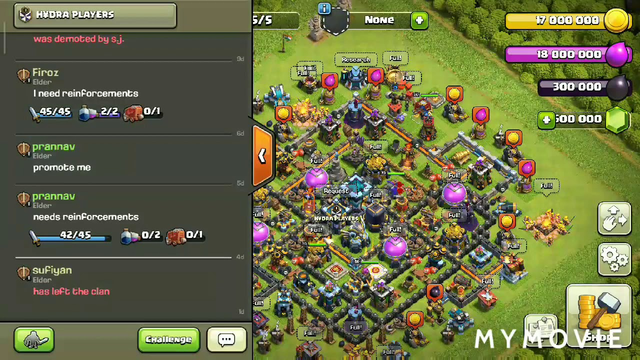 My clash of clans town hall level 13 and builder hut level 9