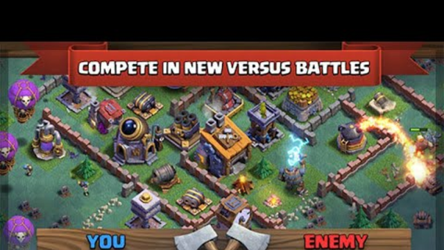 Clash of Clans game is fun by attacking the builder base