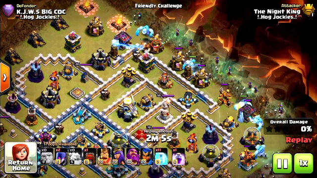 NEW best Townhall 13 statergy | Witch, Ice golem and Freezes | powerful TH13 attack Clash of Clans