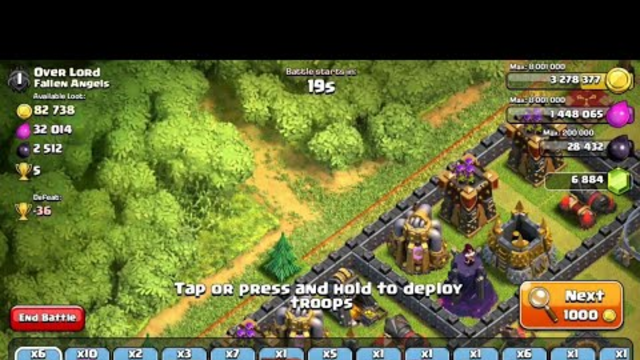 Noob Attack On Clash Of Clans Gameplay
