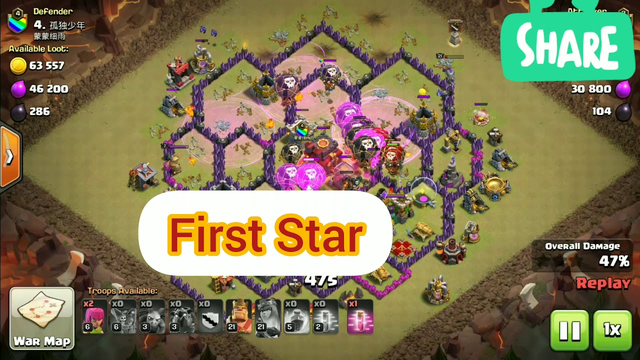 Best Loon Attack On Th10 Max Base. Clash Of Clans