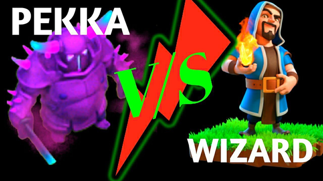 All Level P.E.K.K.A vs All Level Wizards|clash of clans-coc