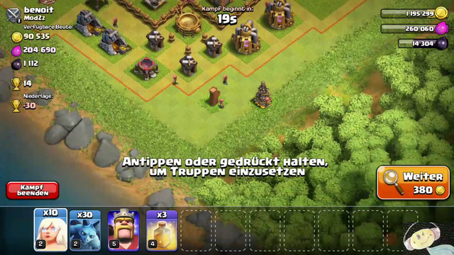 Let's Play Clash of Clans  (Part: 16) # Lustiger Angriff mit Heiler!!! +Schweinereiter ONLY Angriff