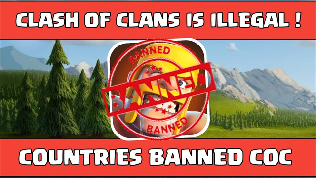Countries banned clash of clans