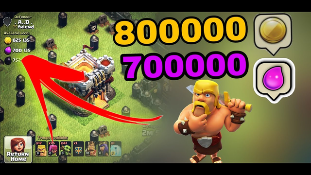 GOBLINS ARE OP!! - TH9 EASY Farming - Clash of Clans - Cheapest Farming army