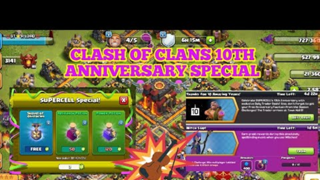 10TH ANNIVERSARY SPECIAL | WAR ATTACKS | CLASH OF CLANS