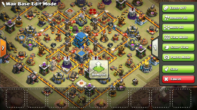Clash of clans town hall 12 new war base layout.